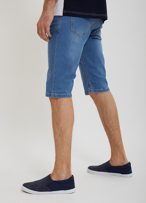 Голубые джинсовые шорты Sevenext