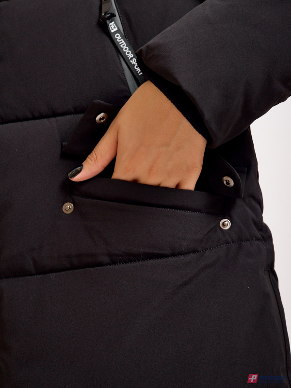Утепленная стёганая куртка с капюшоном Sevenext