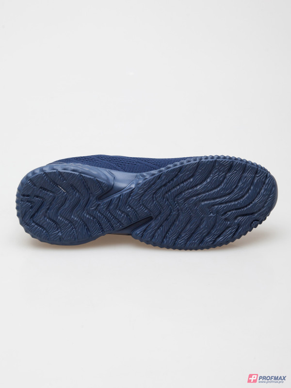 Синие кроссовки из фактурного текстиля Overcome