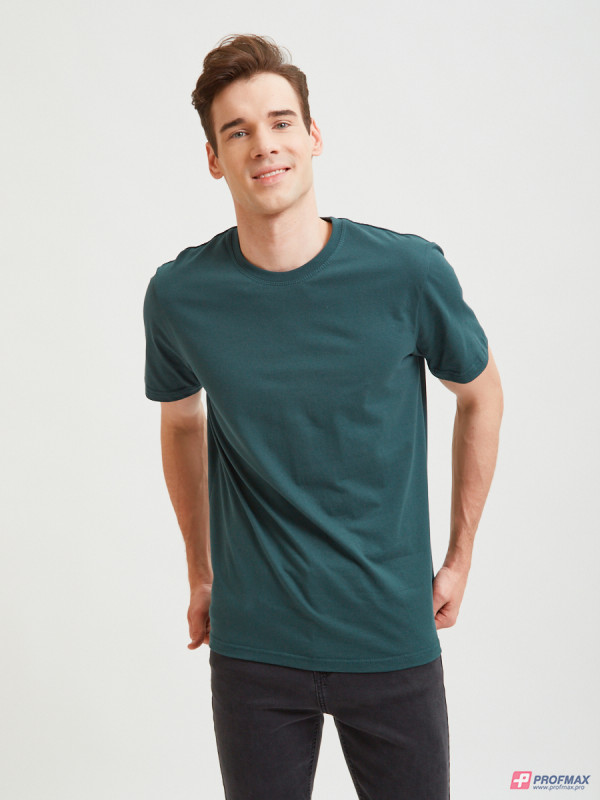 Тёмно-зелёная мужская футболка Sevenext