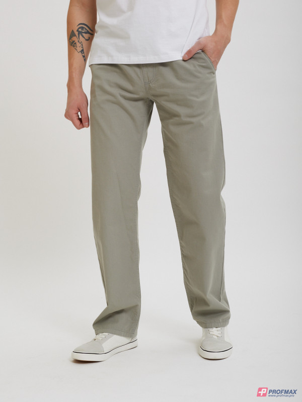 Серые хлопковые брюки Sevenext