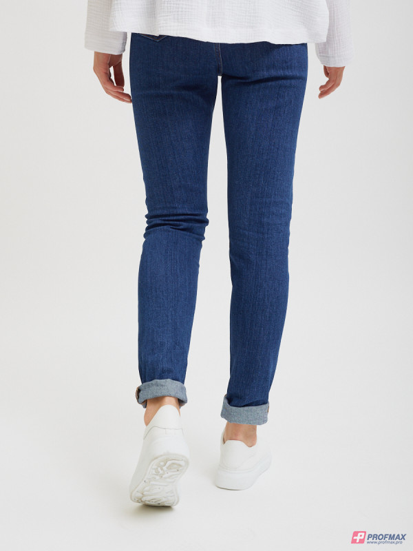 Голубые джинсы с высокой посадкой Sevenext
