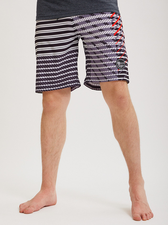 Полосатые пляжные шорты Summerhit