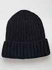 Чёрная зимняя шапка с подкладкой Sevenext