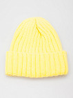 Жёлтая вязаная шапка Sevenext