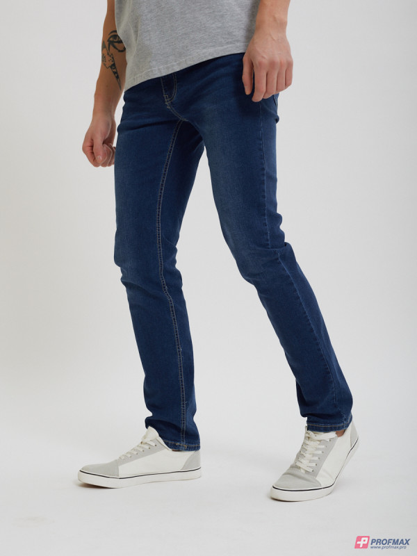 Синие узкие джинсы Sevenext
