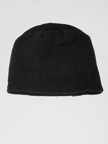 Чёрная трикотажная мужская шапка Sevenext