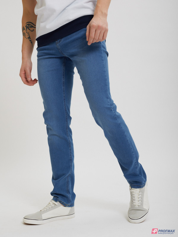 Синие джинсы Sevenext из стрейч-хлопка