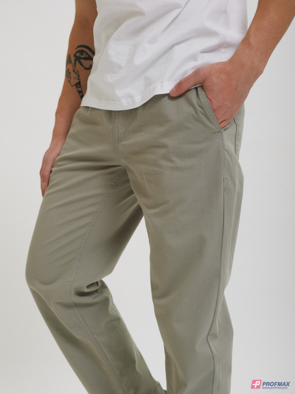 Серые хлопковые брюки Sevenext