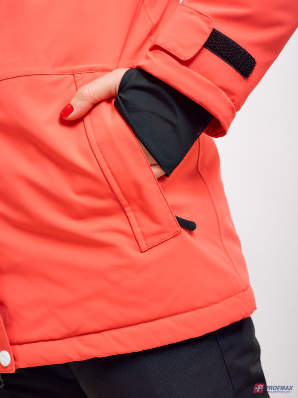 Куртка горнолыжная оранжевая Overcome