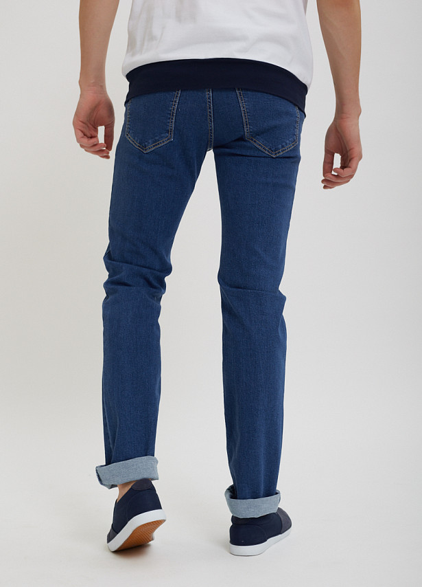 Синие джинсы-стрейч Sevenext